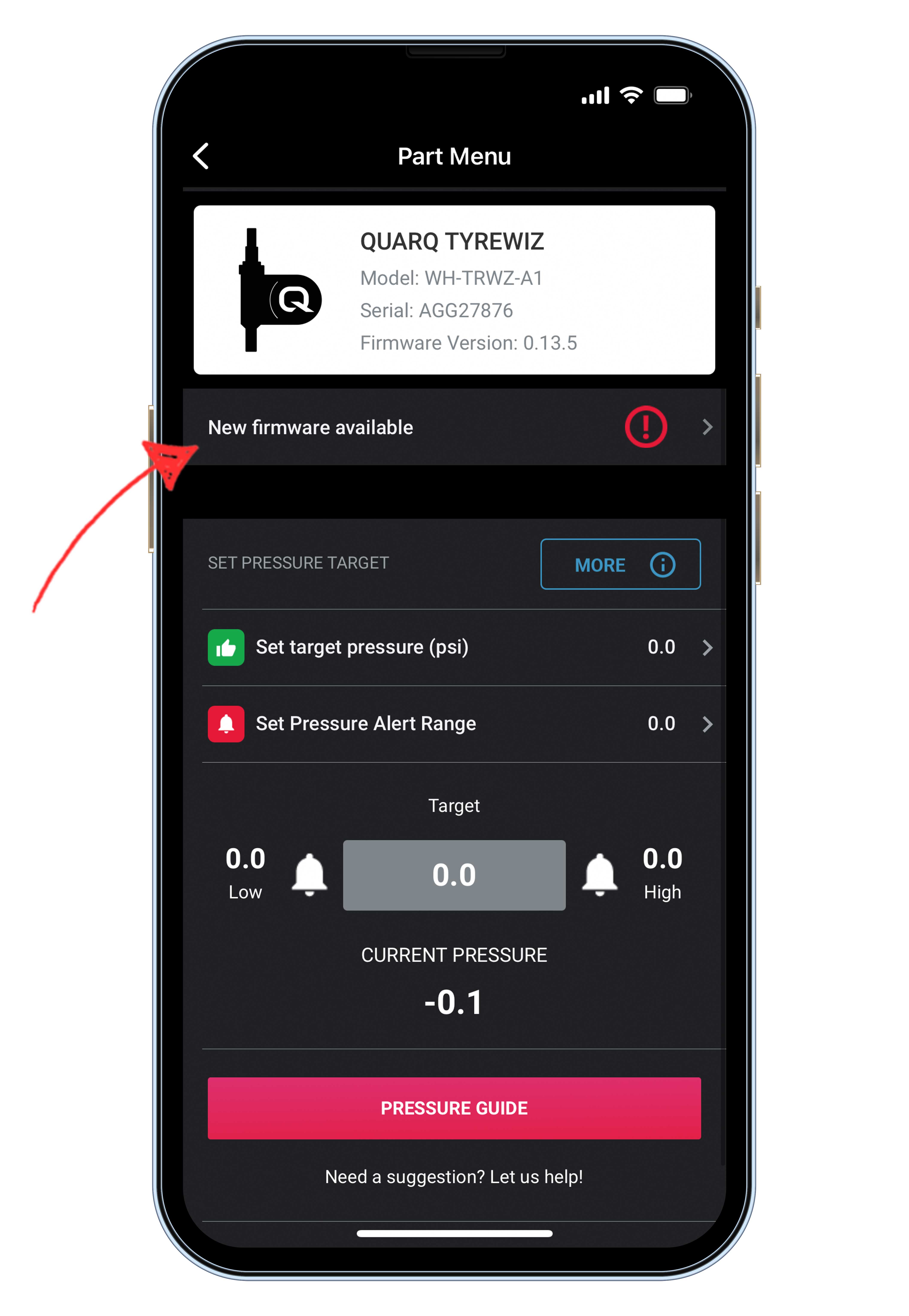 How do I update power meter, TyreWiz, and AirWiz firmware using the AXS